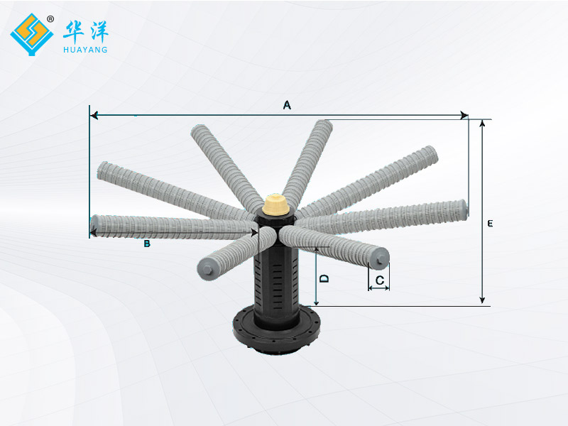 八爪過濾型側(cè)裝下布水器